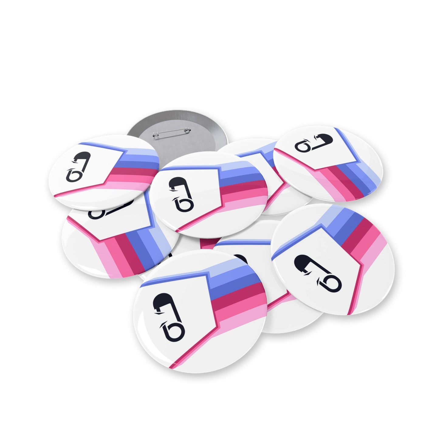 ABDL Fetish Flag Round Pin