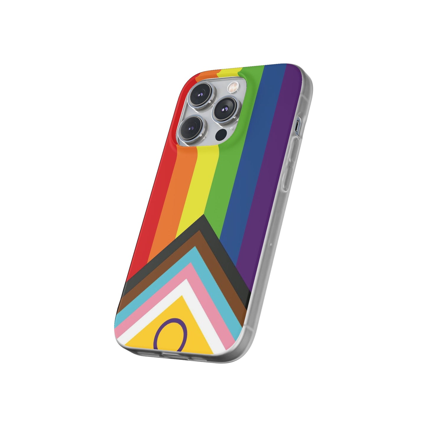 Inclusive Progress Pride Flag iPhone Flexi Case - Multiple Generations