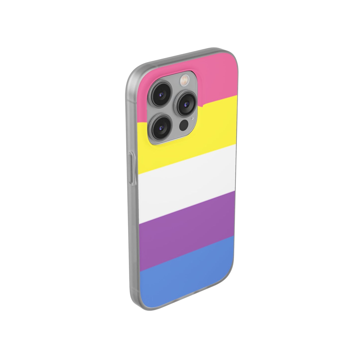 Bigender Pride Flag iPhone Flexi Case - Multiple Generations