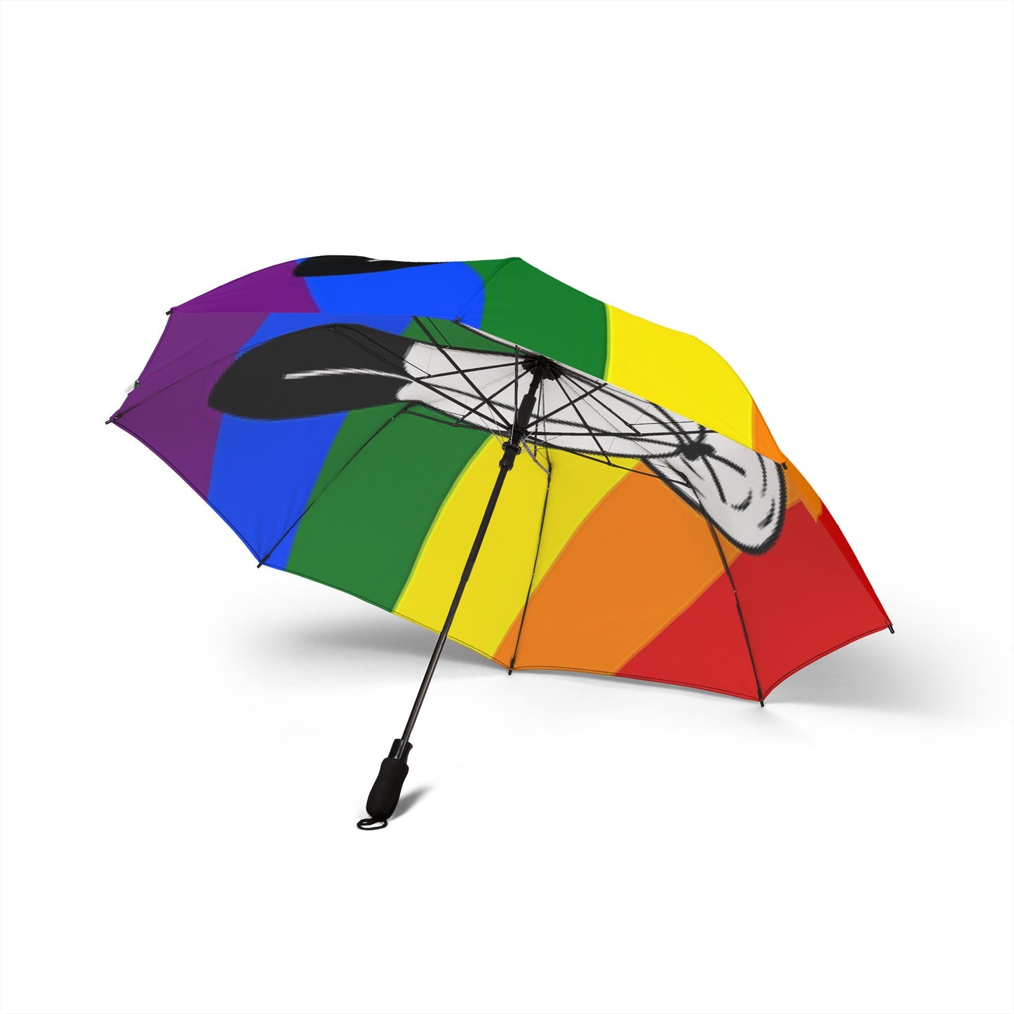 Two Spirit Pride Flag Semi-Automatic Foldable Umbrella