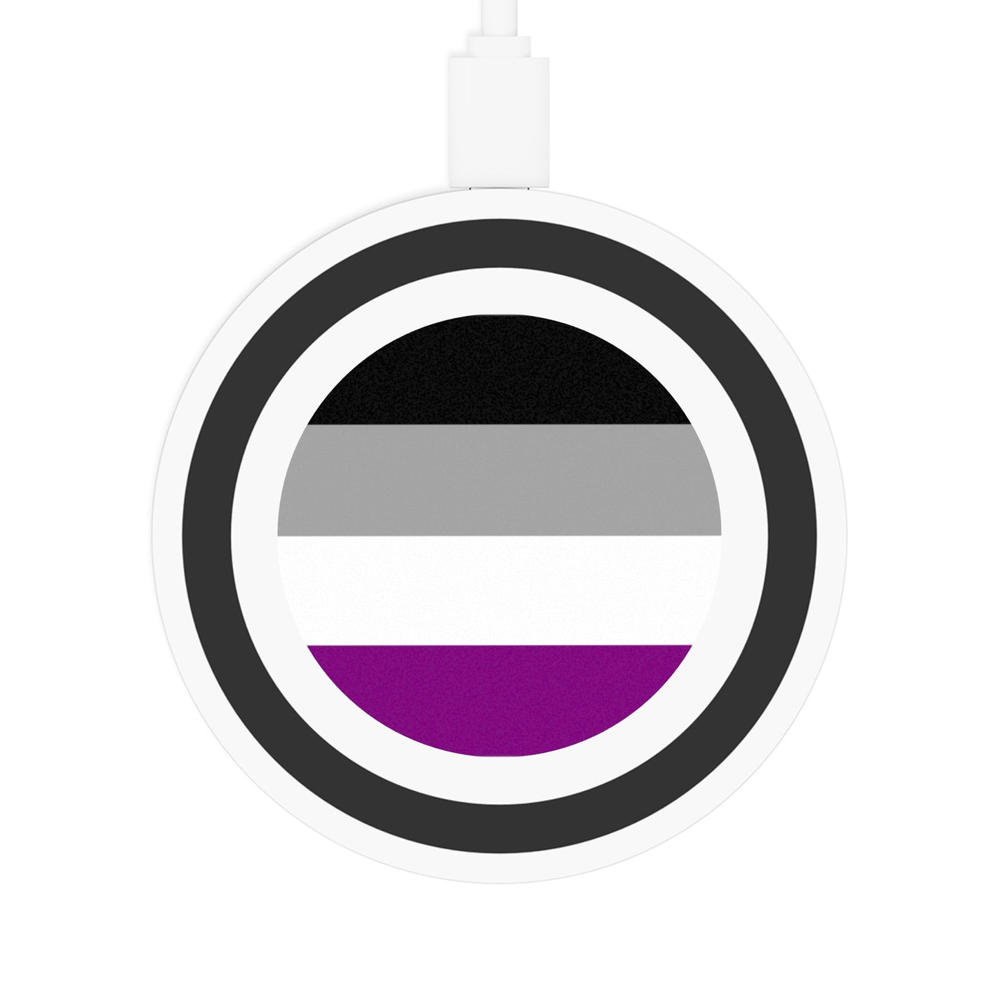 Asexual Pride Flag Wireless Charger