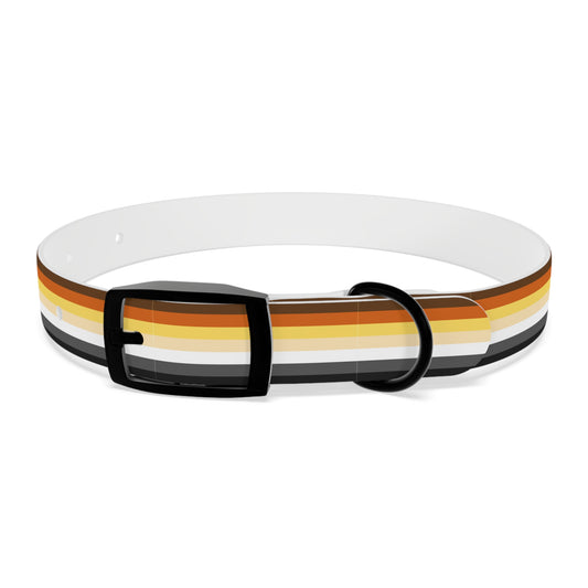 Bear Pride Flag Dog Collar