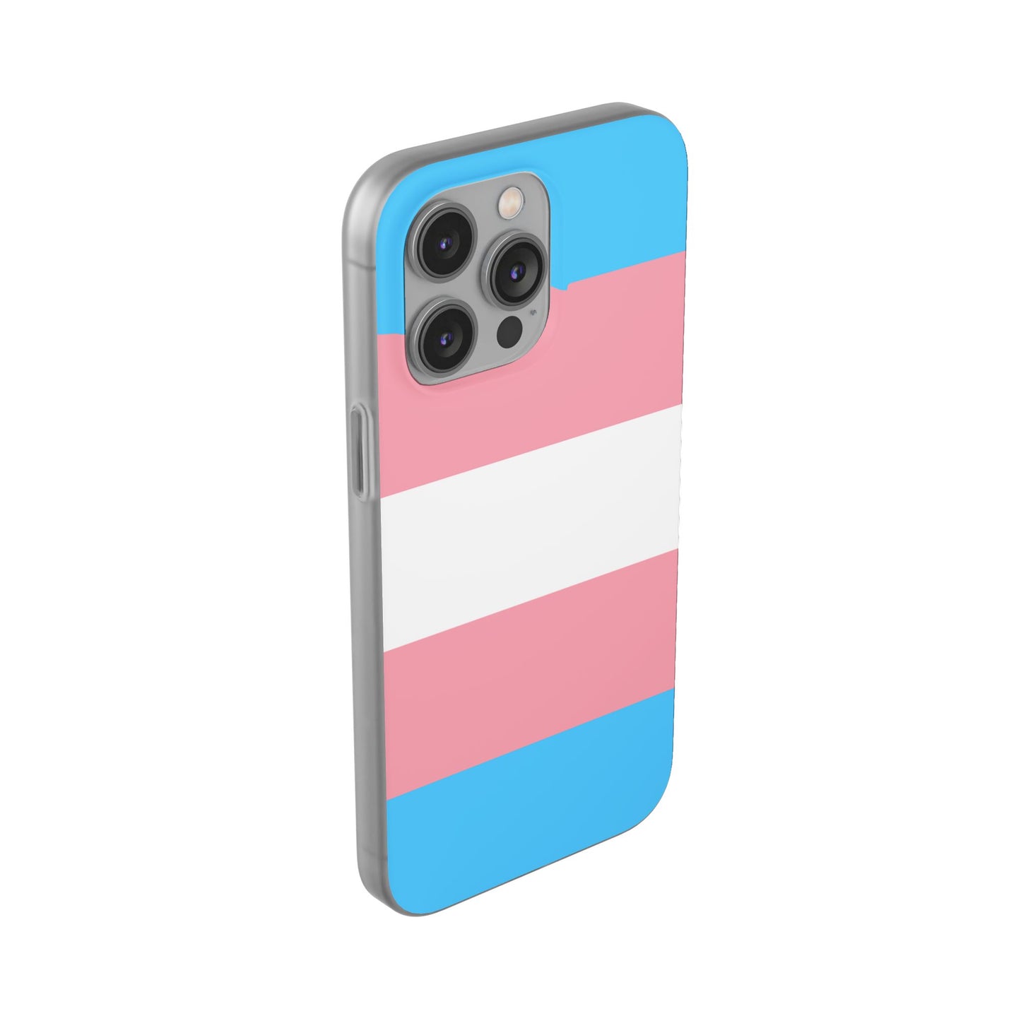 Transgender Pride Flag iPhone Flexi Case - Multiple Generations