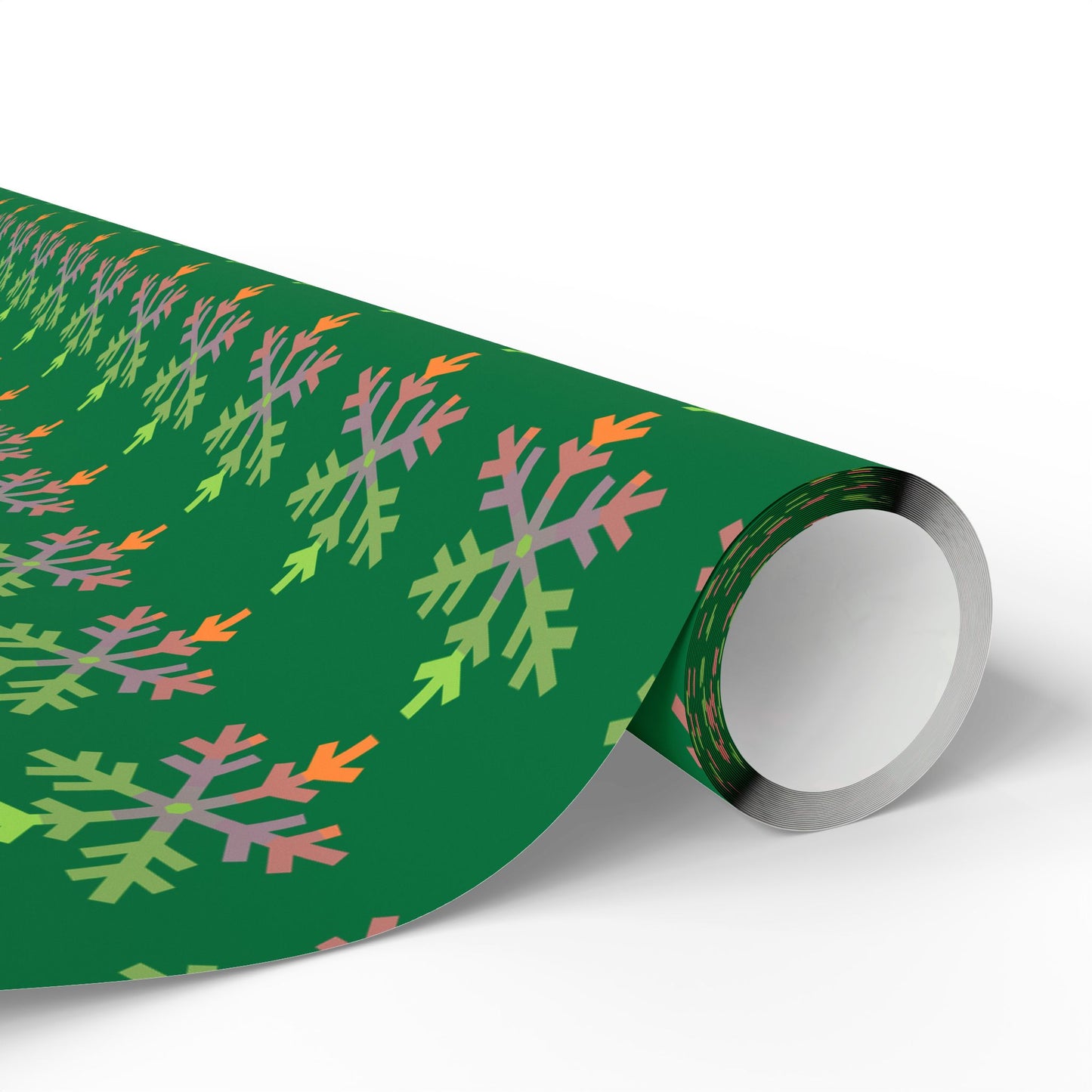 Aliagender Pride Flag Snowflake Wrapping Paper - Multiple Sizes/Finishes