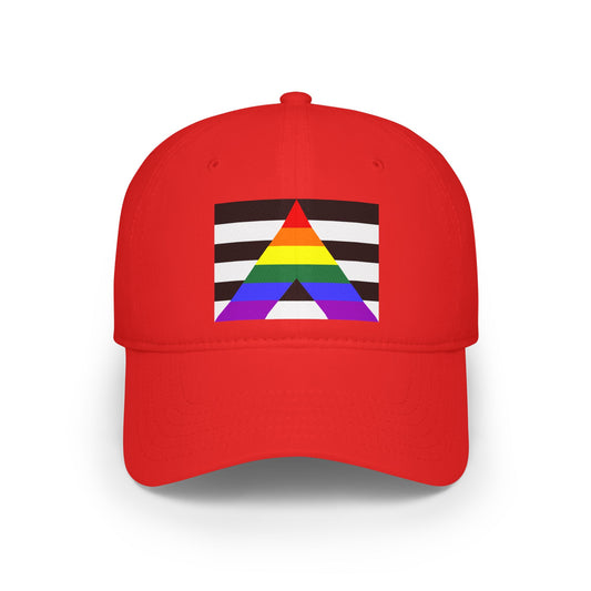 Straight Ally Pride Flag Low Profile Baseball Cap