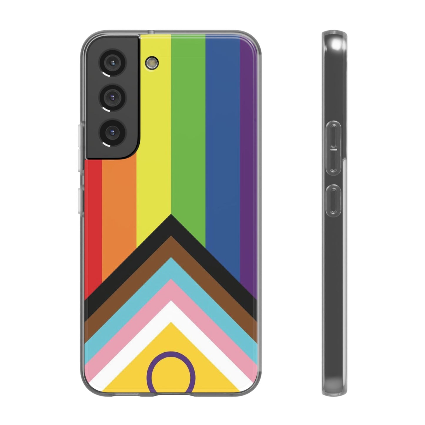 Inclusive Progress Pride Flag Samsung Flexi Case - Multiple Generations