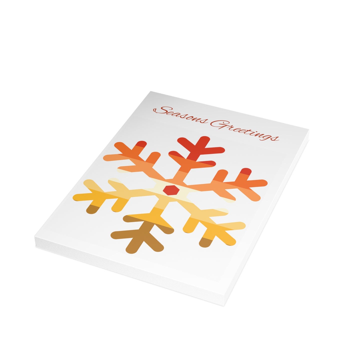 Butch Pride Flag (Mod Q) Snowflake Greeting Cards