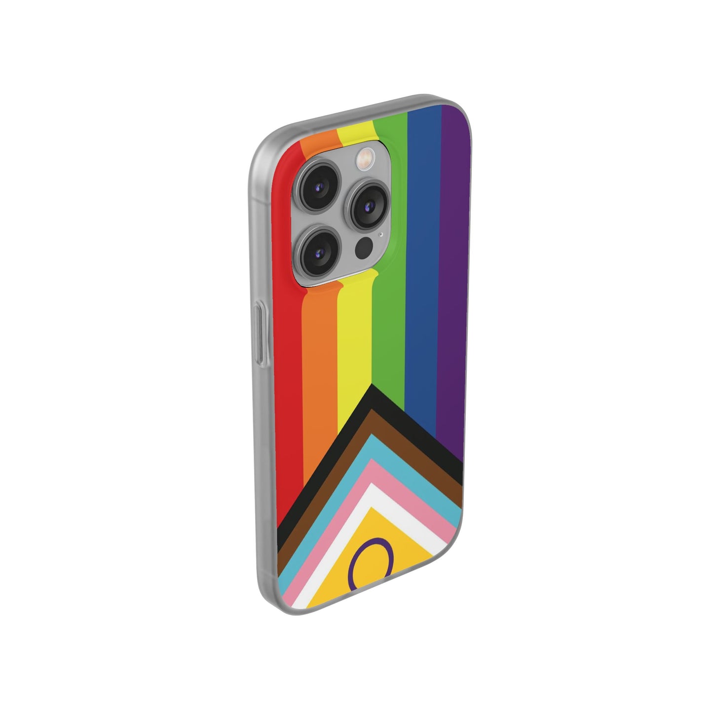 Inclusive Progress Pride Flag iPhone Flexi Case - Multiple Generations
