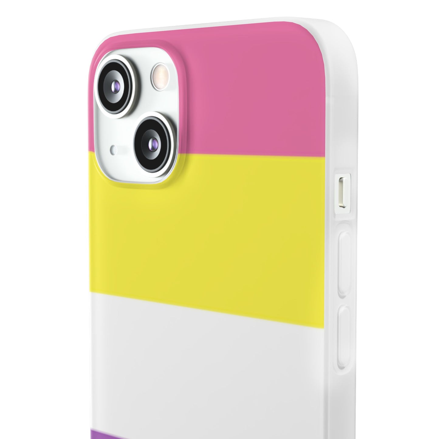 Bigender Pride Flag iPhone Flexi Case - Multiple Generations