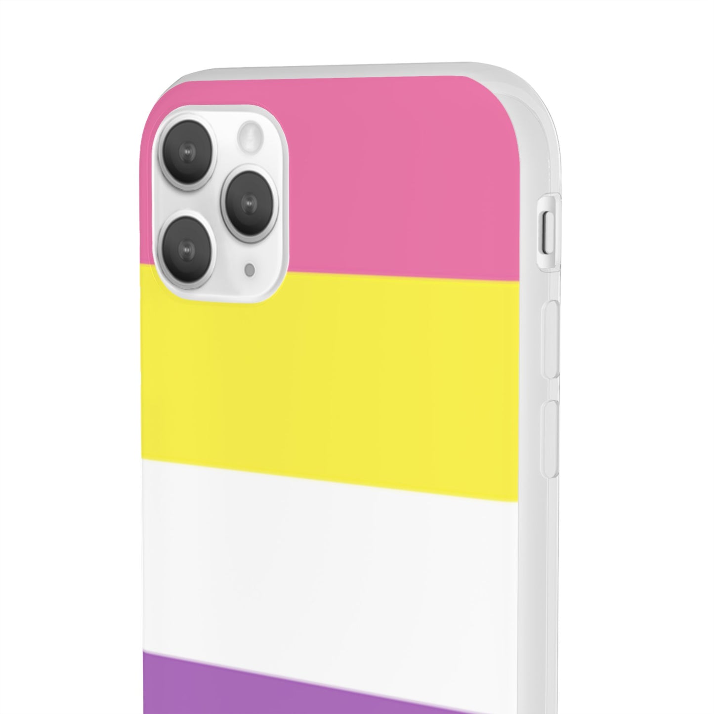 Bigender Pride Flag iPhone Flexi Case - Multiple Generations