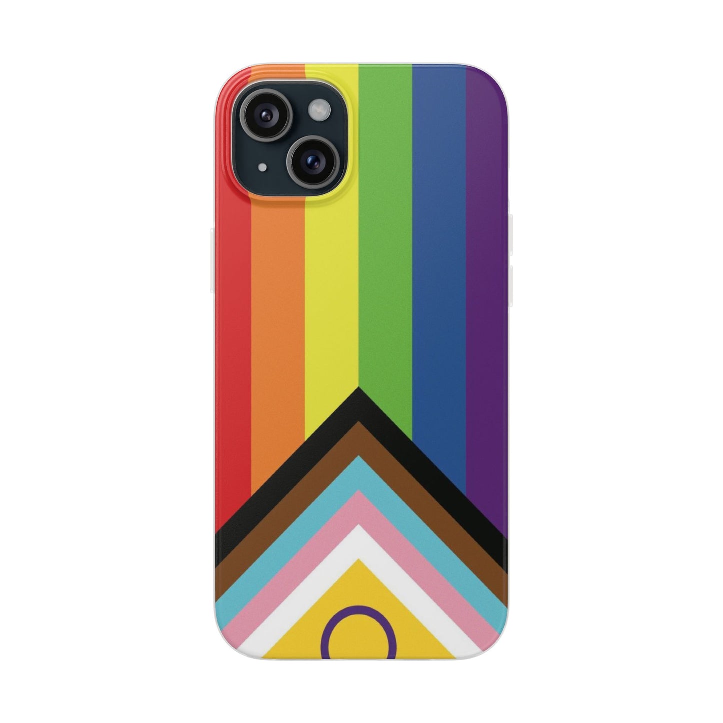 Inclusive Progress Pride Flag iPhone Flexi Case - Multiple Generations