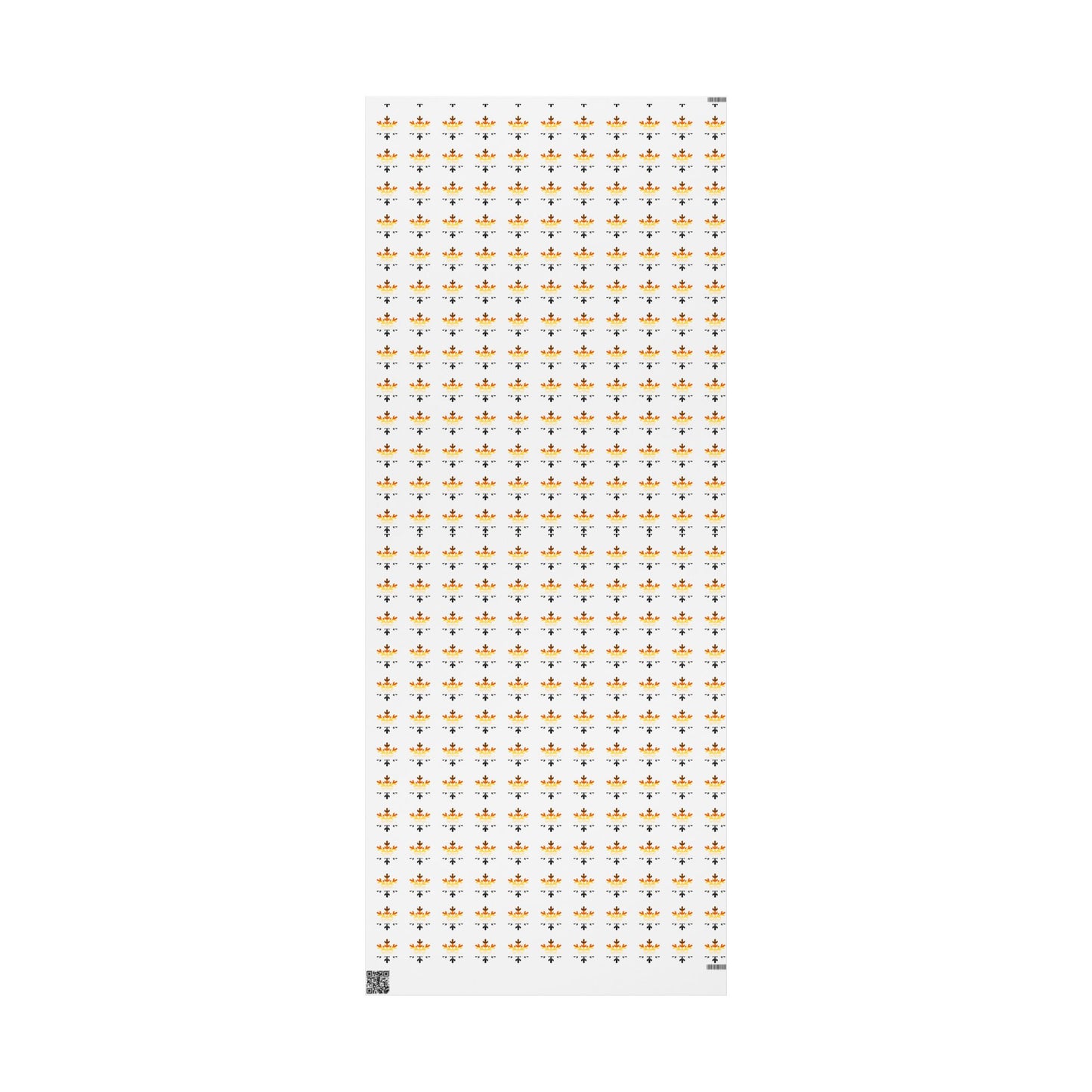 Bear Pride Flag Snowflake Wrapping Paper - Multiple Sizes/Finishes