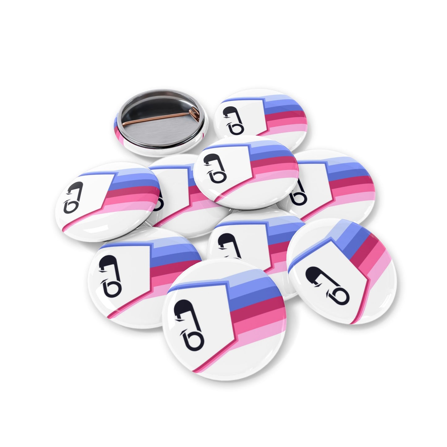 ABDL Fetish Flag Round Pin
