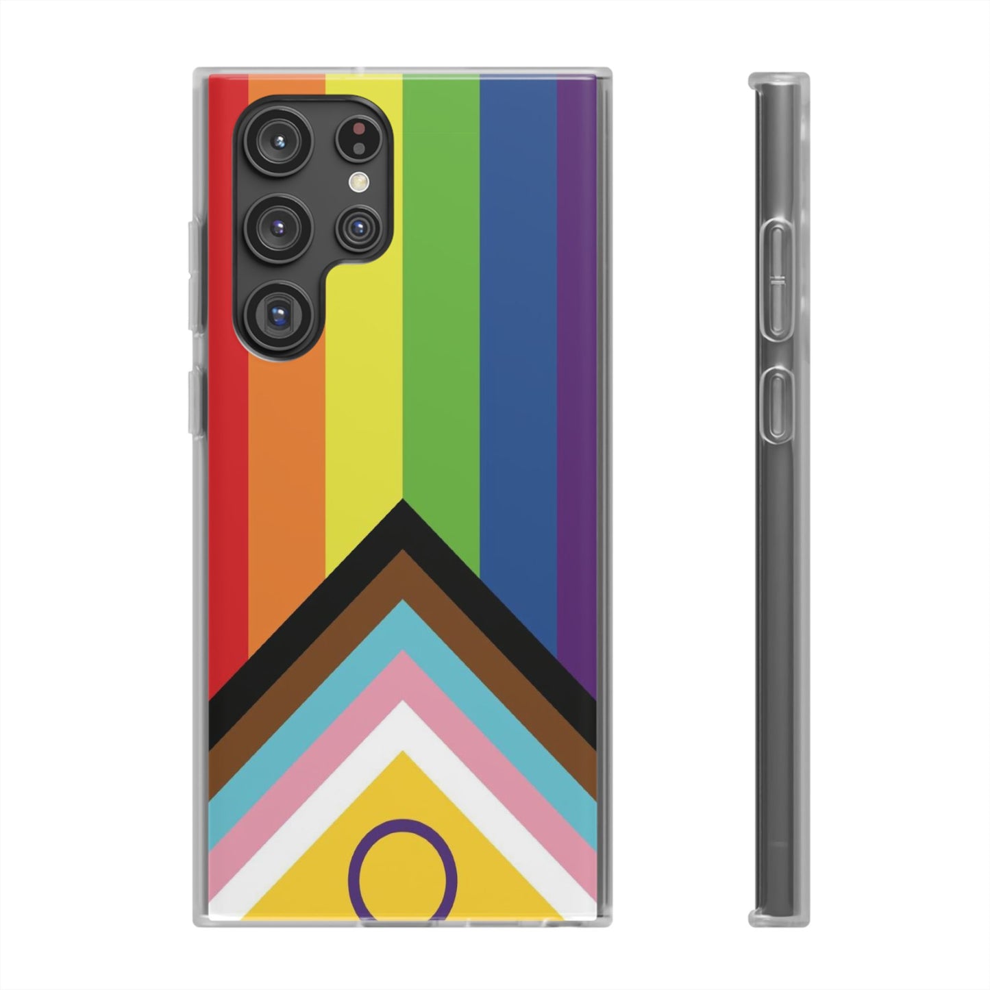 Inclusive Progress Pride Flag Samsung Flexi Case - Multiple Generations