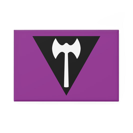 Butch - Labrys Lesbian Pride Flag Magnet