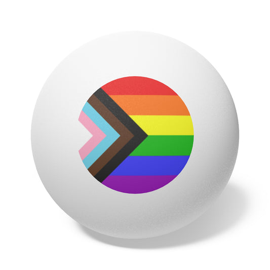 Progress Pride Flag Ping Pong Balls - 6 pcs