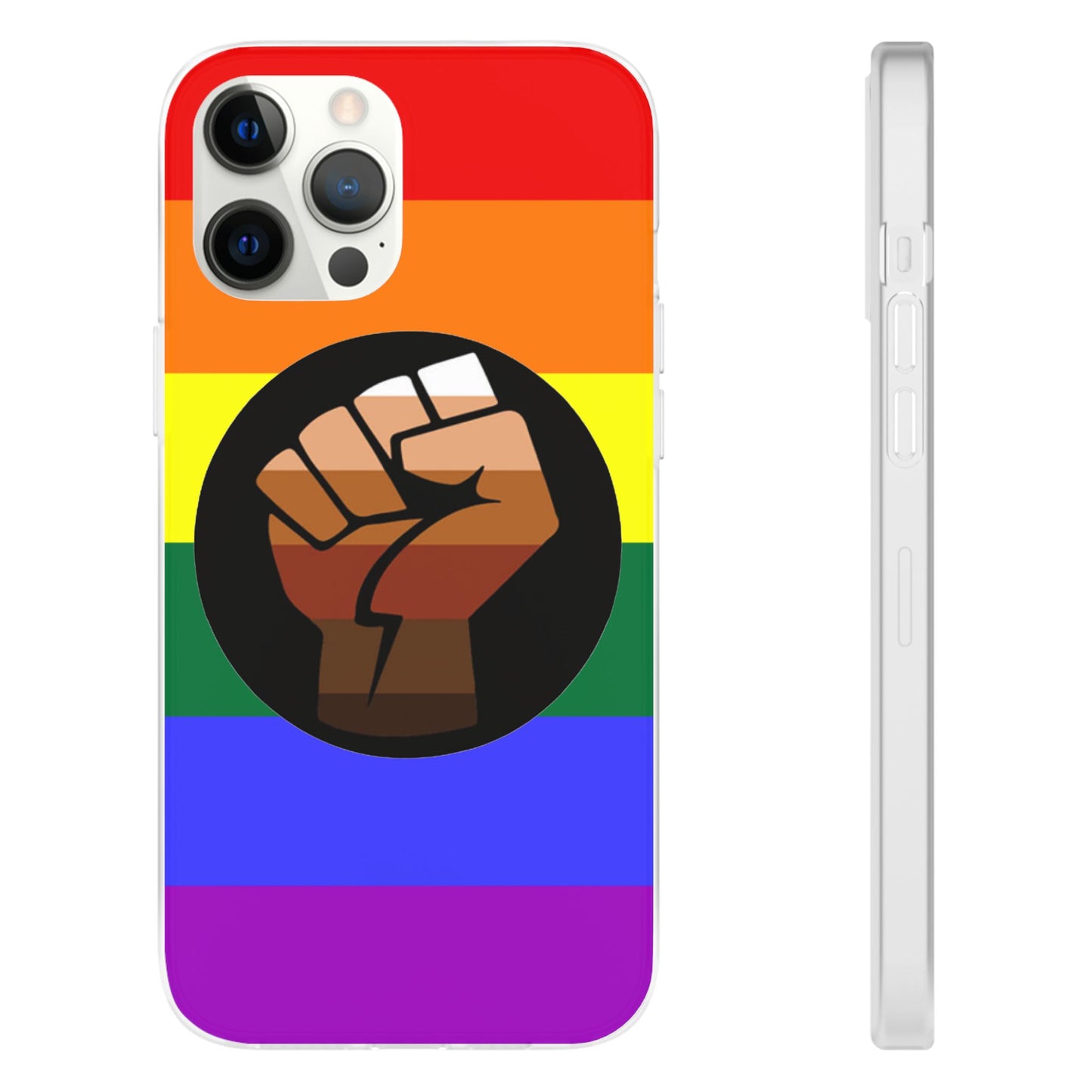 QPOC Pride Flag iPhone Flexi Case - Multiple Generations