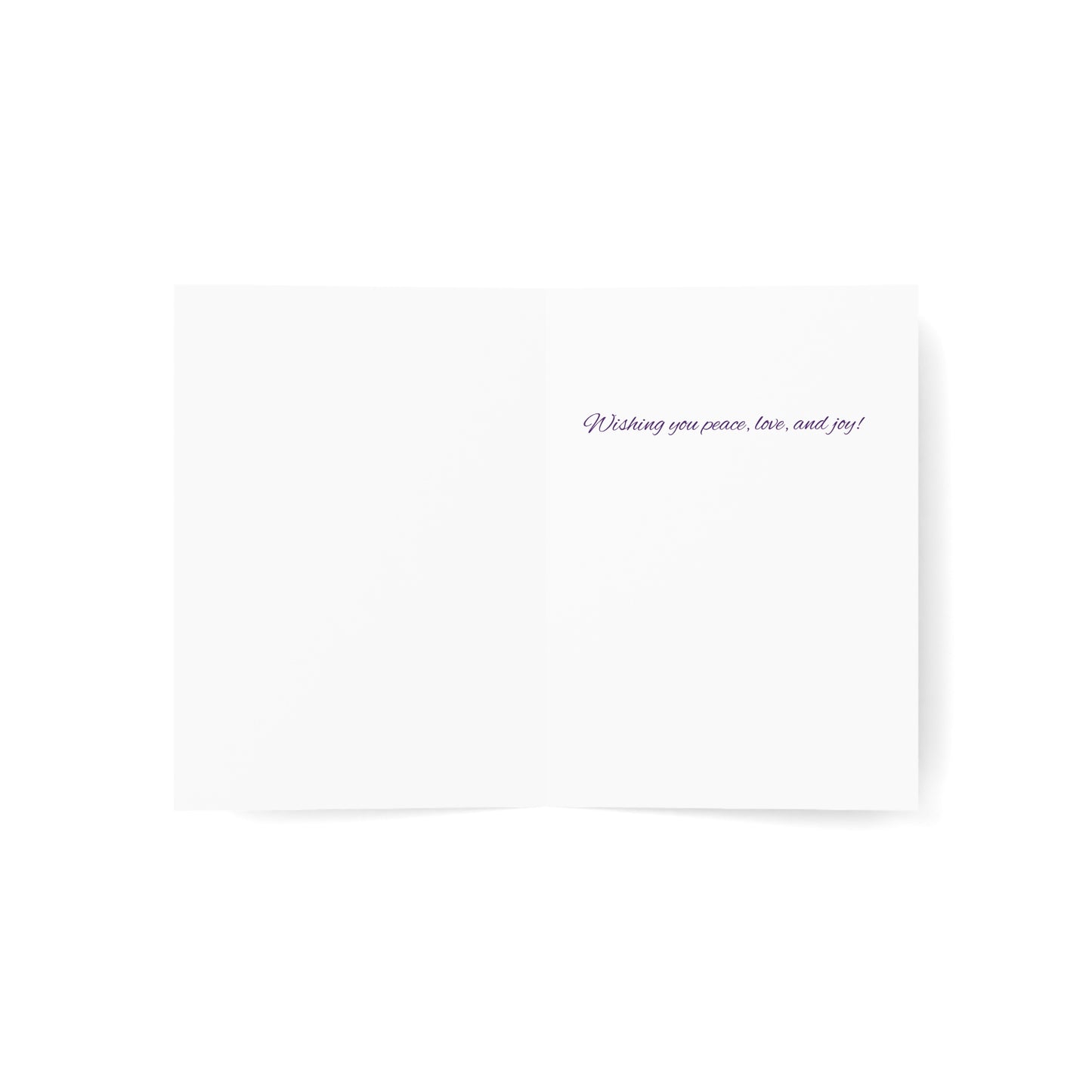 Intersex Pride Flag Snowflake Greeting Cards