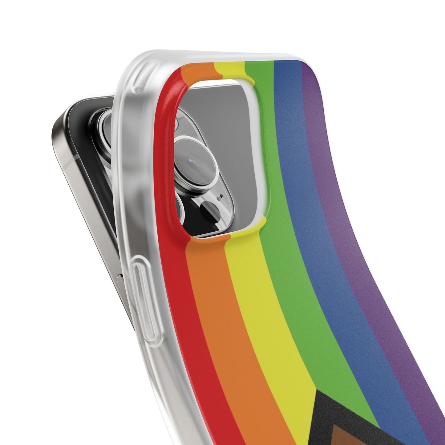 Inclusive Progress Pride Flag iPhone Flexi Case - Multiple Generations