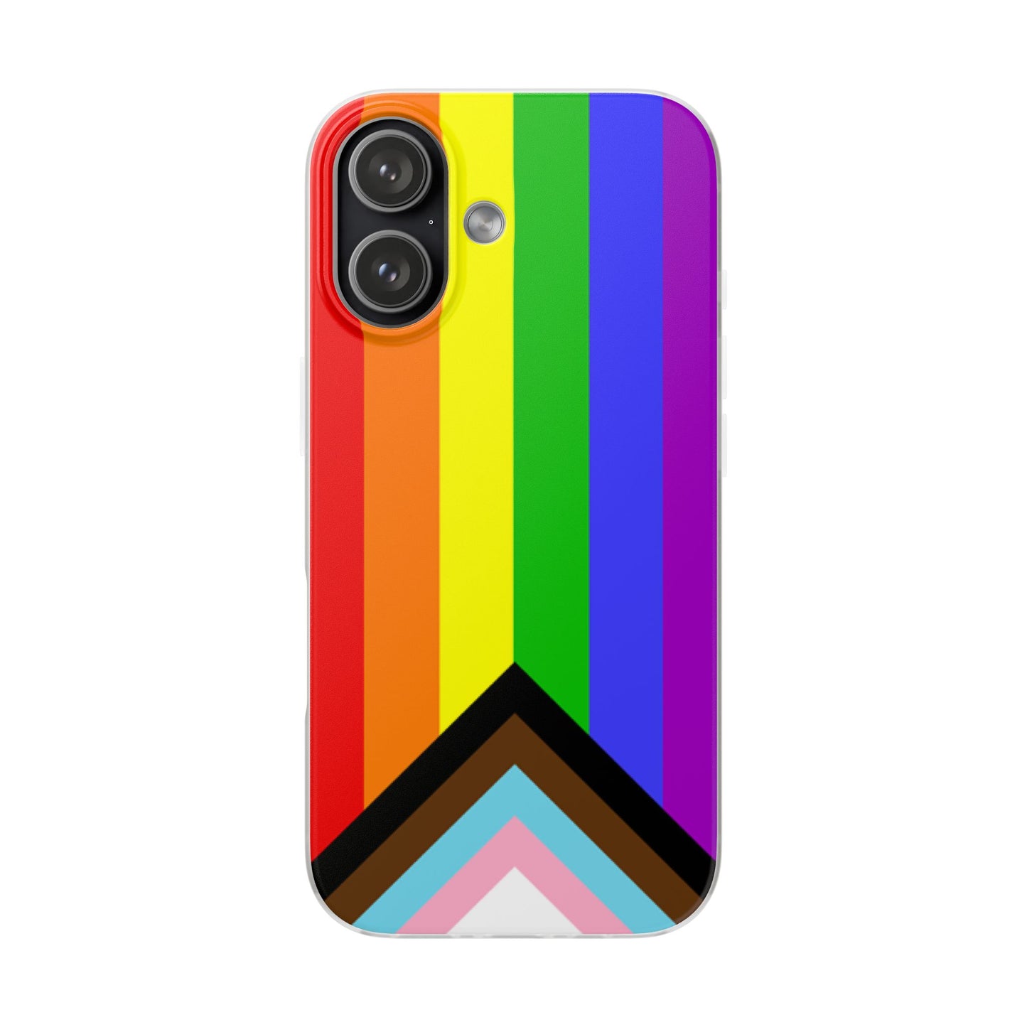 Progress Pride Flag iPhone Flexi Case - Multiple Generations