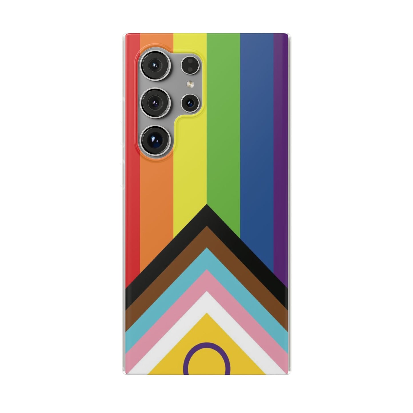Inclusive Progress Pride Flag Samsung Flexi Case - Multiple Generations
