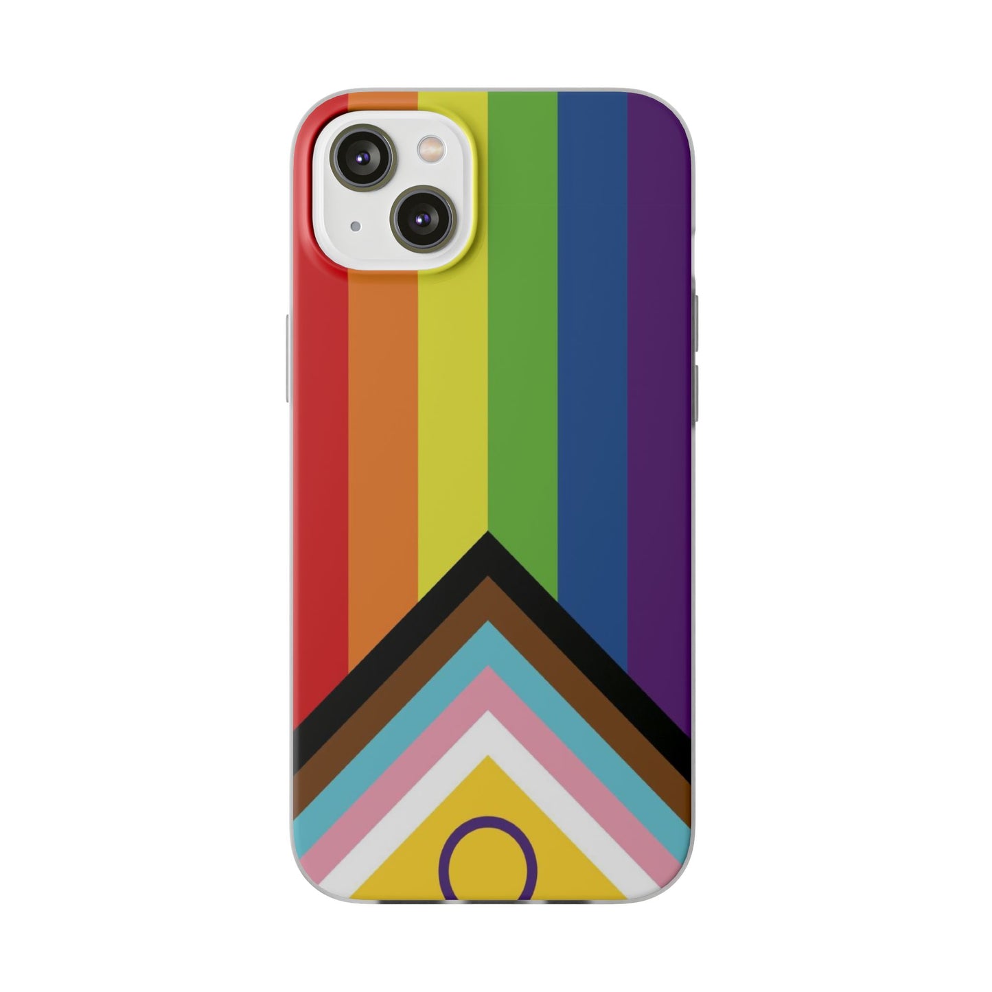 Inclusive Progress Pride Flag iPhone Flexi Case - Multiple Generations