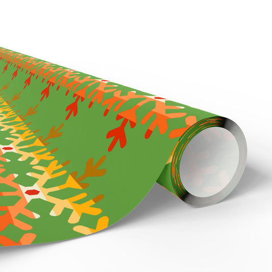Butch Pride Flag (Mod Q) Snowflake Wrapping Paper - Multiple Sizes/Finishes