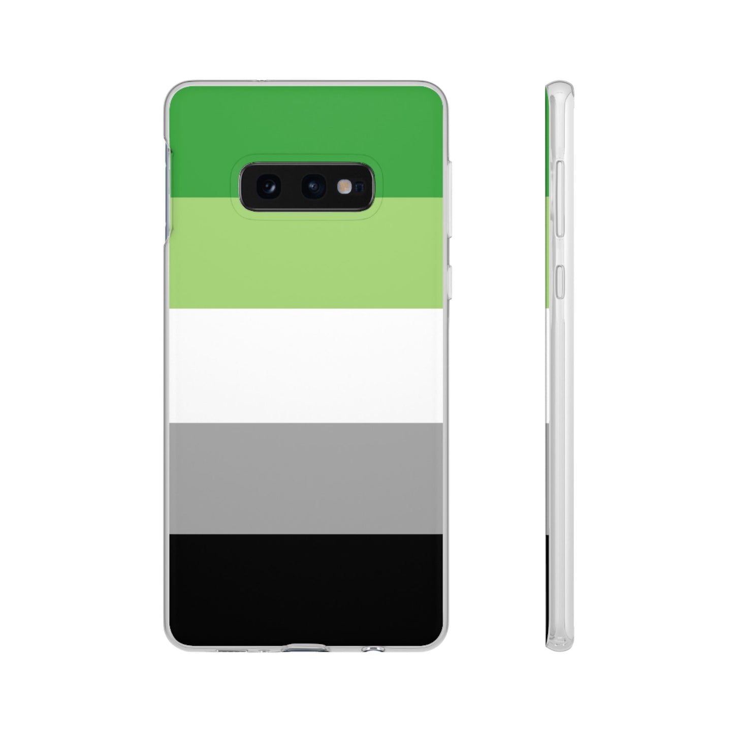 Aromantic Pride Flag Samsung Flexi Case - Multiple Generations