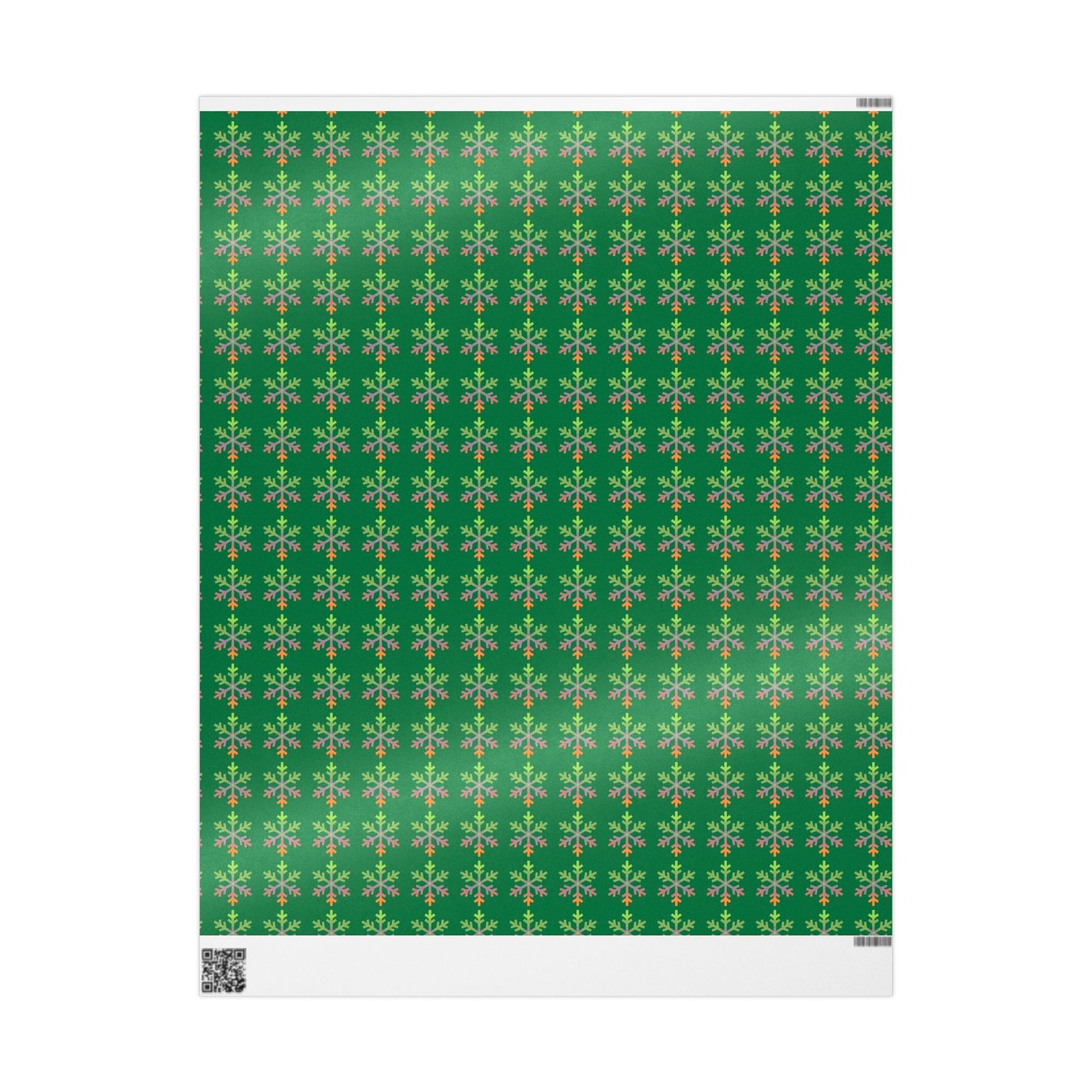 Aliagender Pride Flag Snowflake Wrapping Paper - Multiple Sizes/Finishes