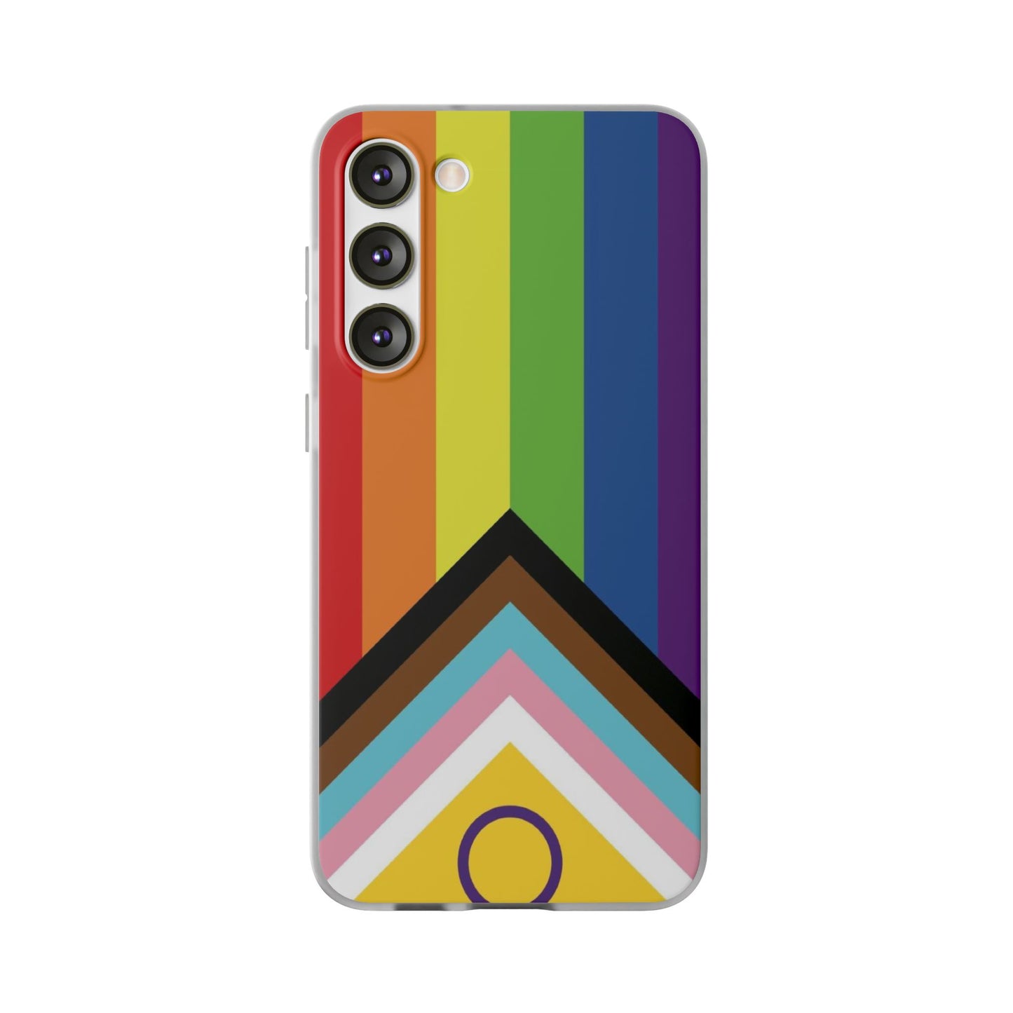 Inclusive Progress Pride Flag Samsung Flexi Case - Multiple Generations