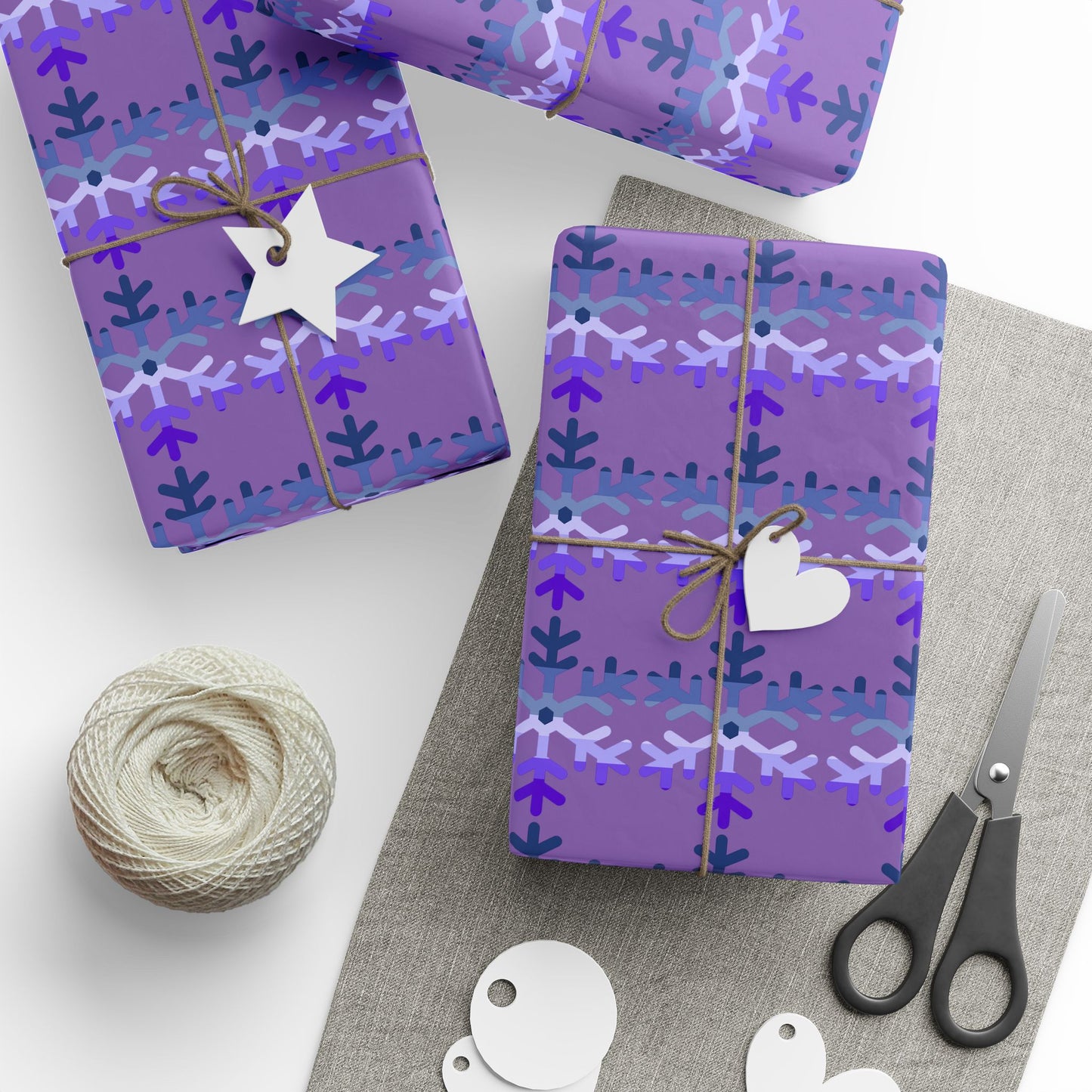 Butch Pride Flag (dorian-rutherford) Snowflake Wrapping Paper - Multiple Sizes/Finishes