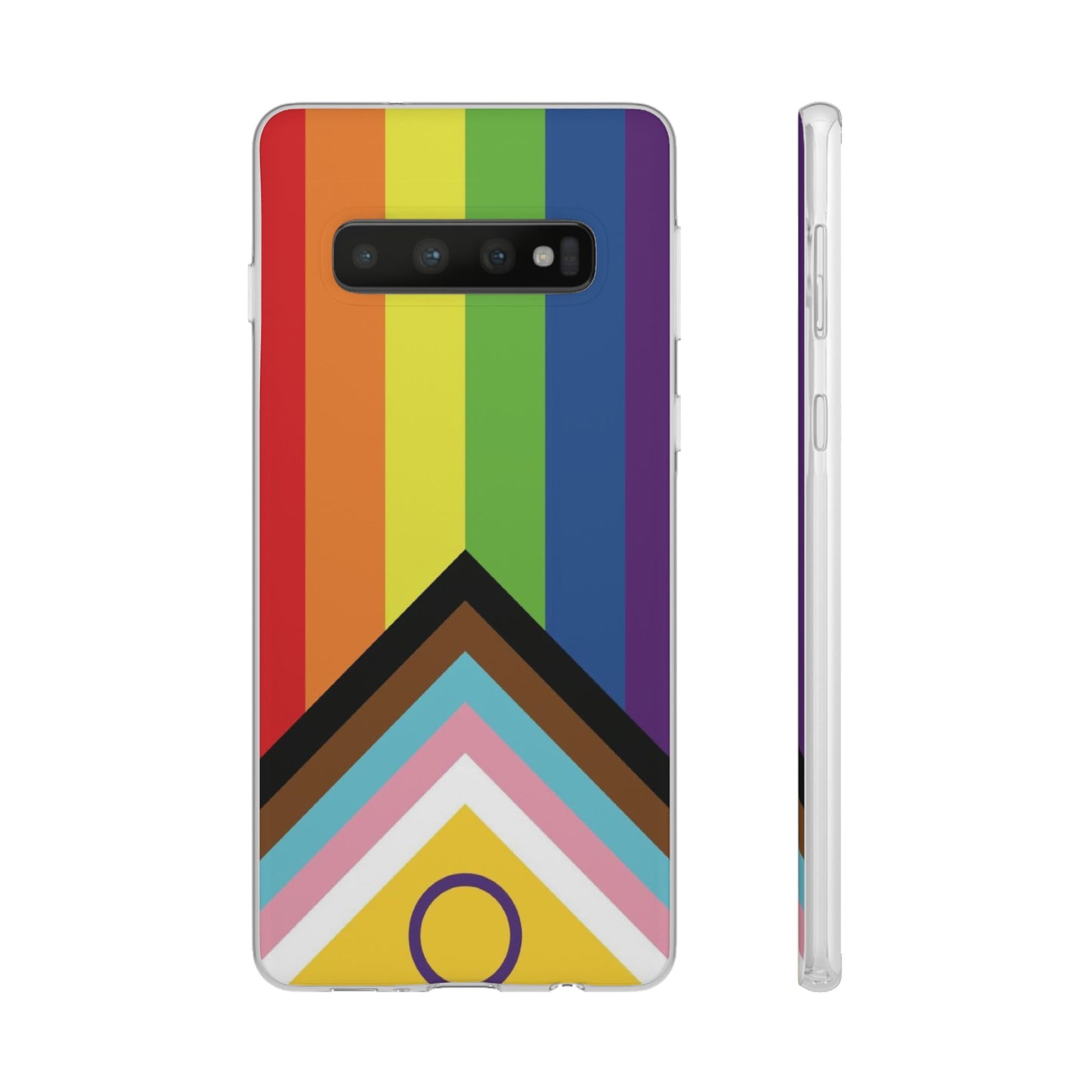 Inclusive Progress Pride Flag Samsung Flexi Case - Multiple Generations