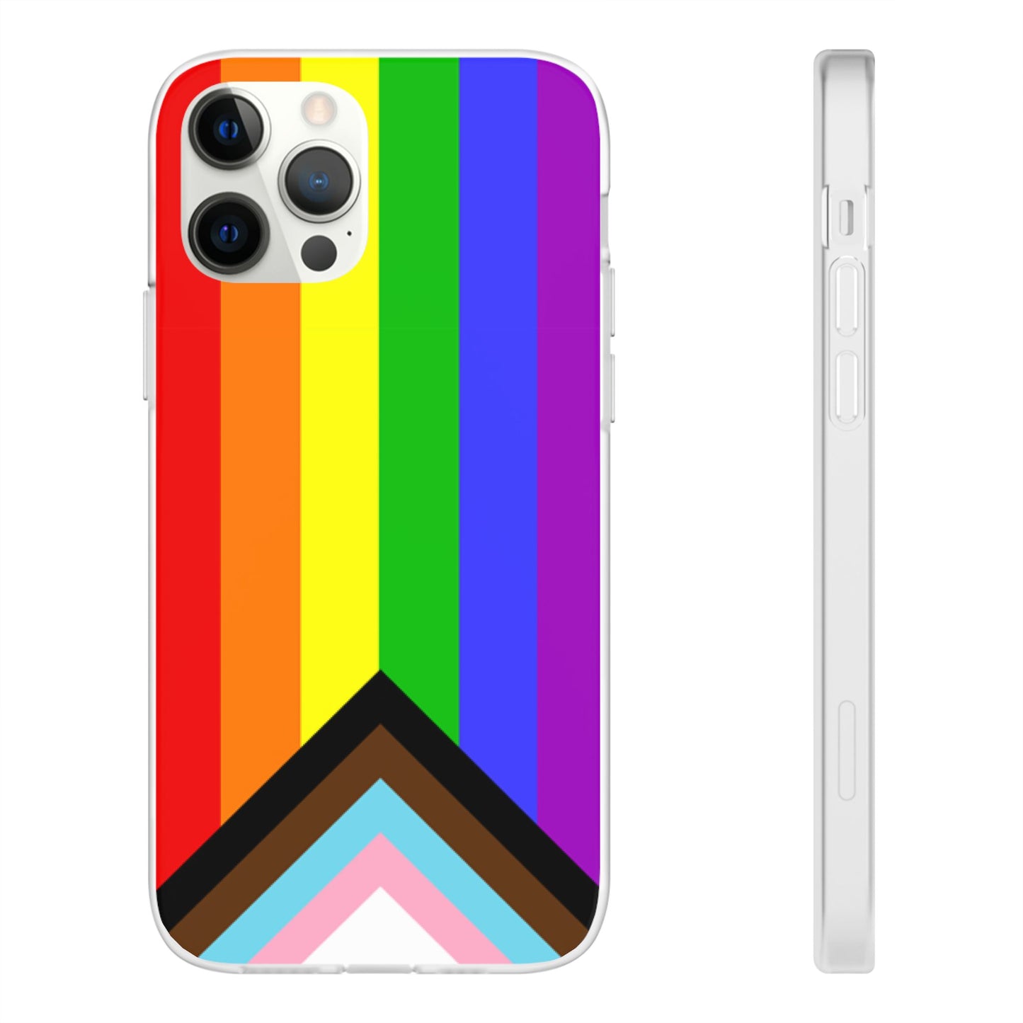 Progress Pride Flag iPhone Flexi Case - Multiple Generations