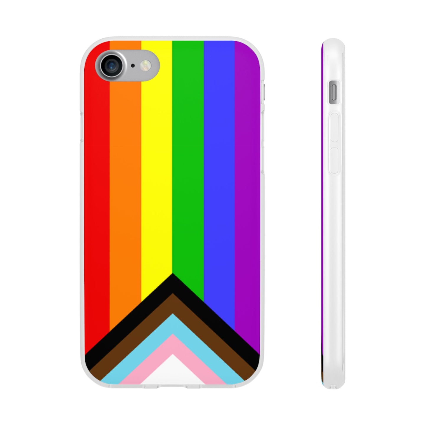 Progress Pride Flag iPhone Flexi Case - Multiple Generations