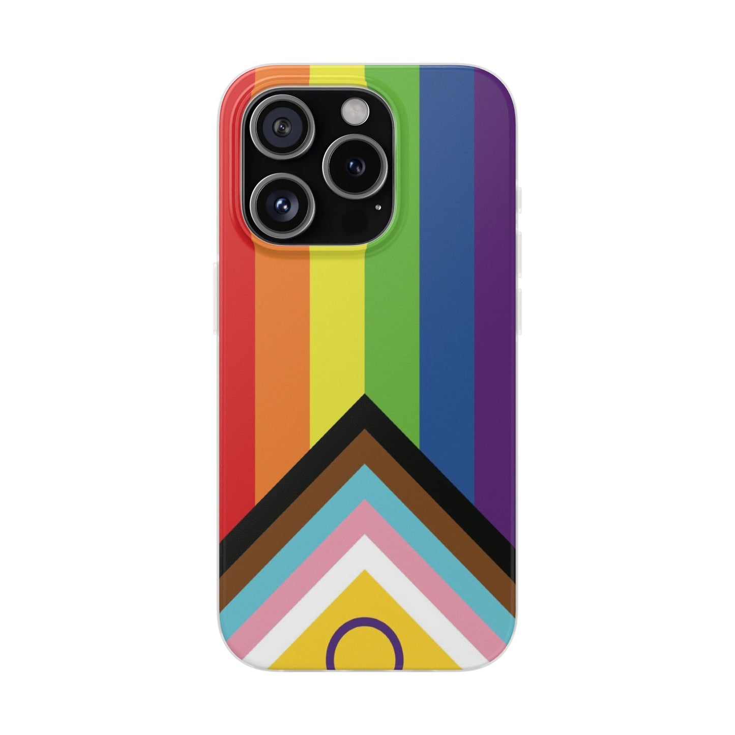 Inclusive Progress Pride Flag iPhone Flexi Case - Multiple Generations