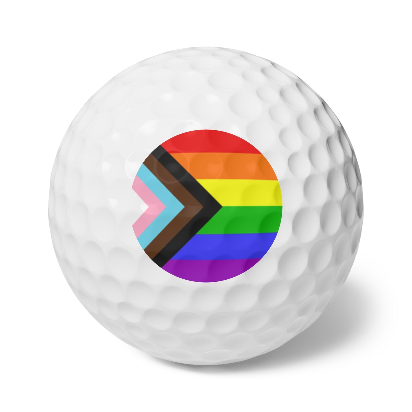 Progress Pride Flag Golf Balls, 6 pcs
