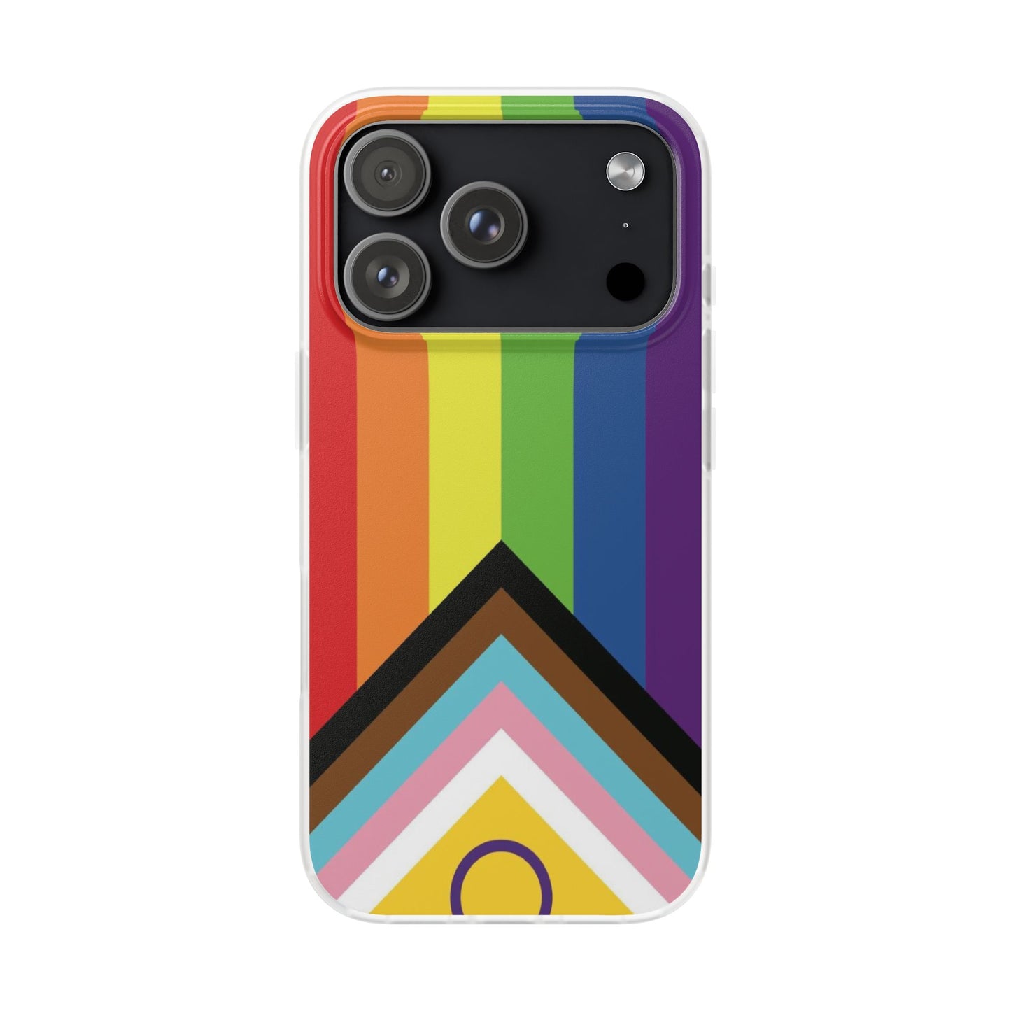 Inclusive Progress Pride Flag iPhone Flexi Case - Multiple Generations