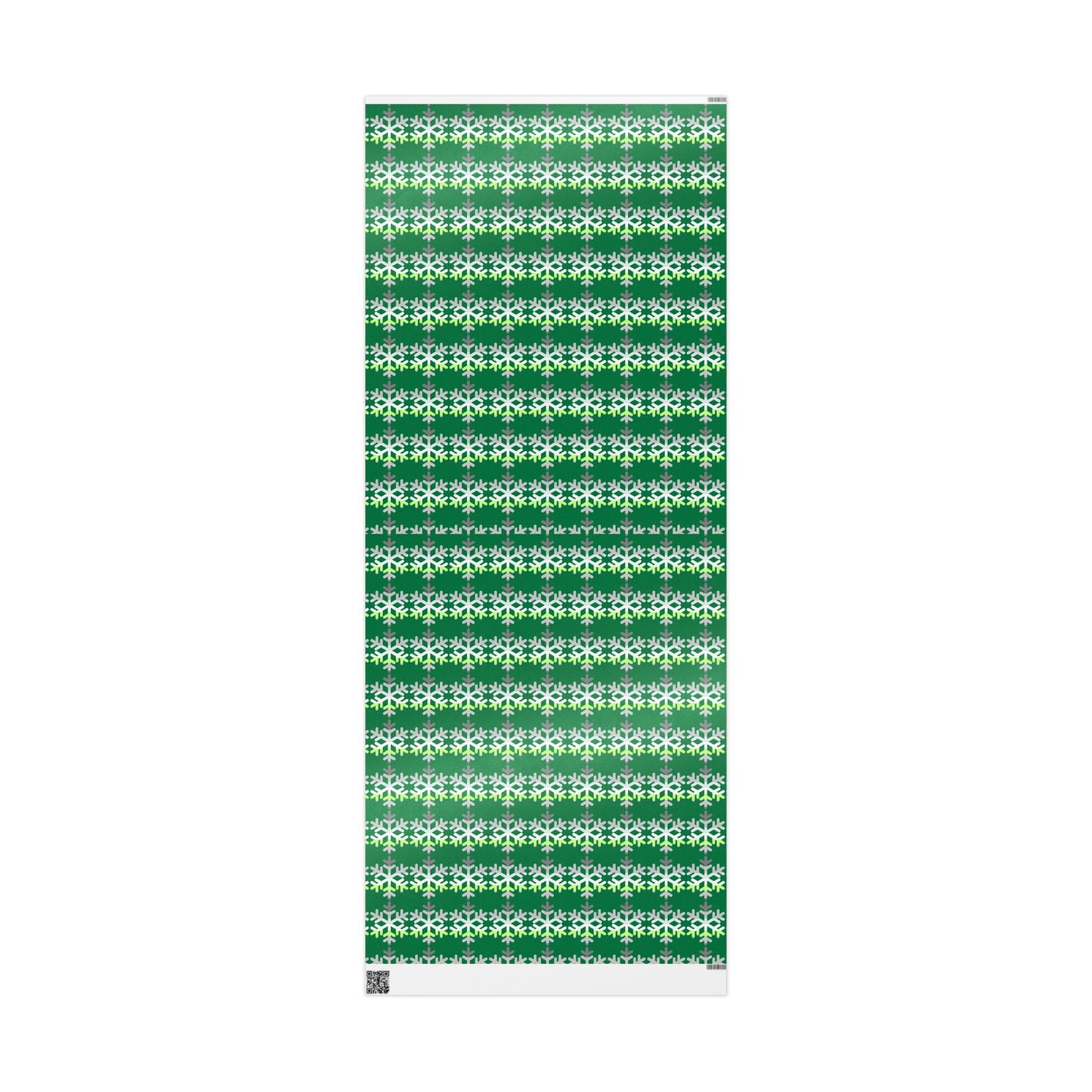 Demiagender Pride Flag Snowflake Wrapping Paper - Multiple Sizes/Finishes