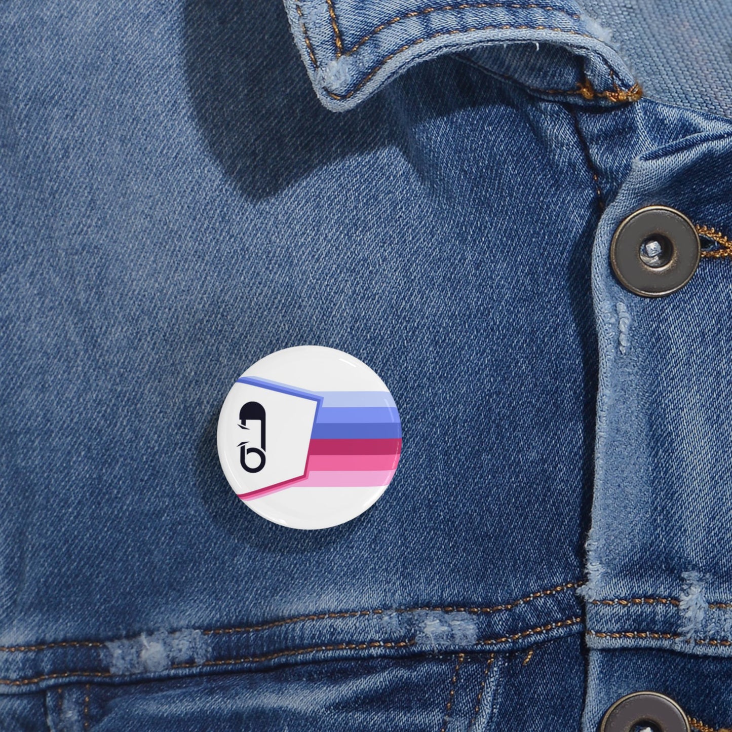 ABDL Fetish Flag Round Pin