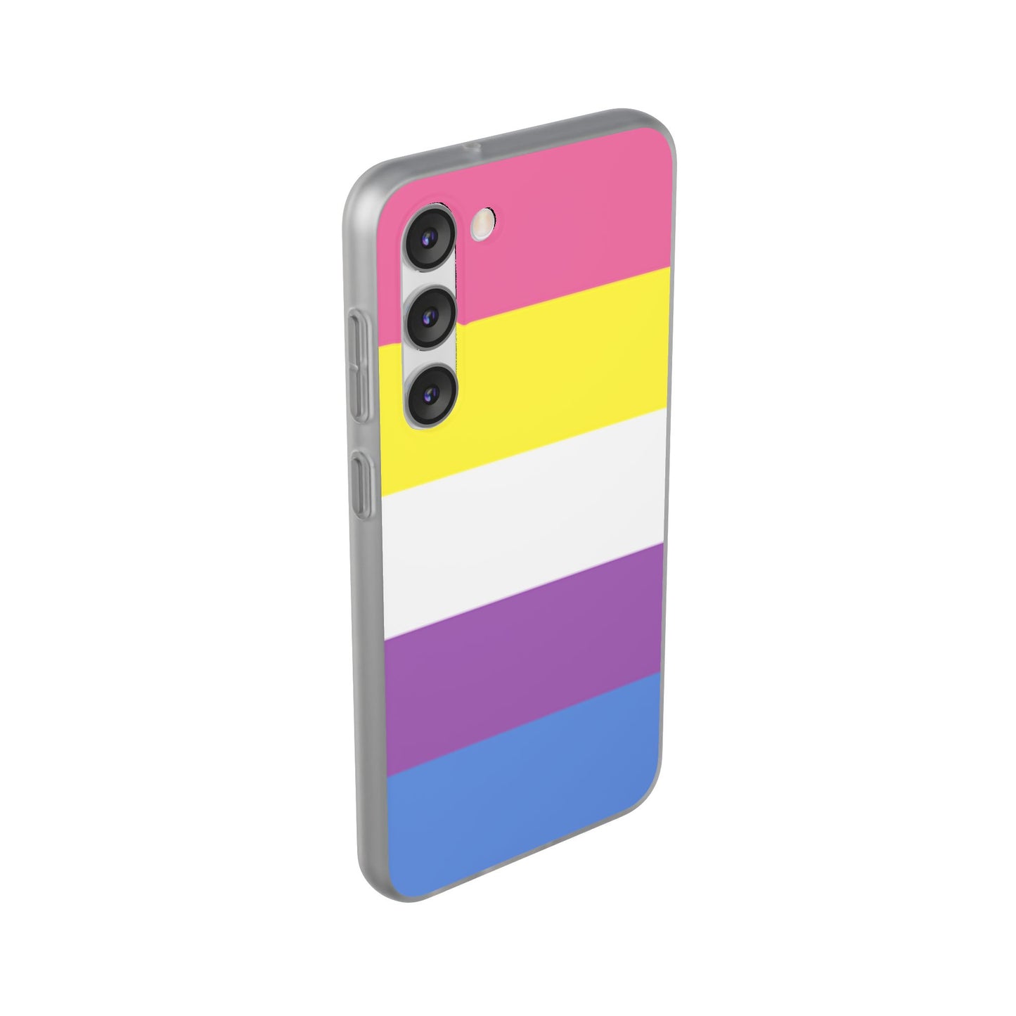 Bigender Pride Flag Samsung Flexi Case - Multiple Generations