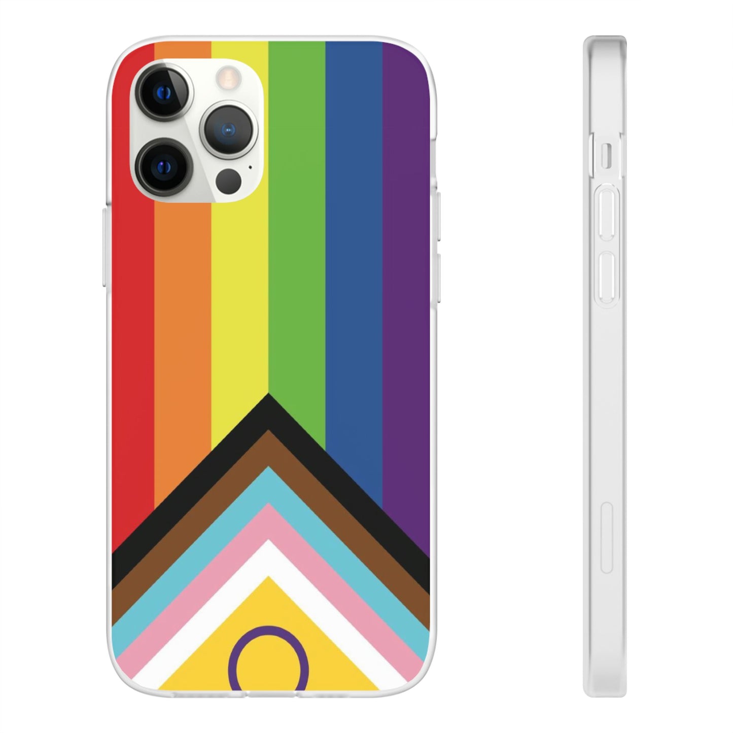 Inclusive Progress Pride Flag iPhone Flexi Case - Multiple Generations
