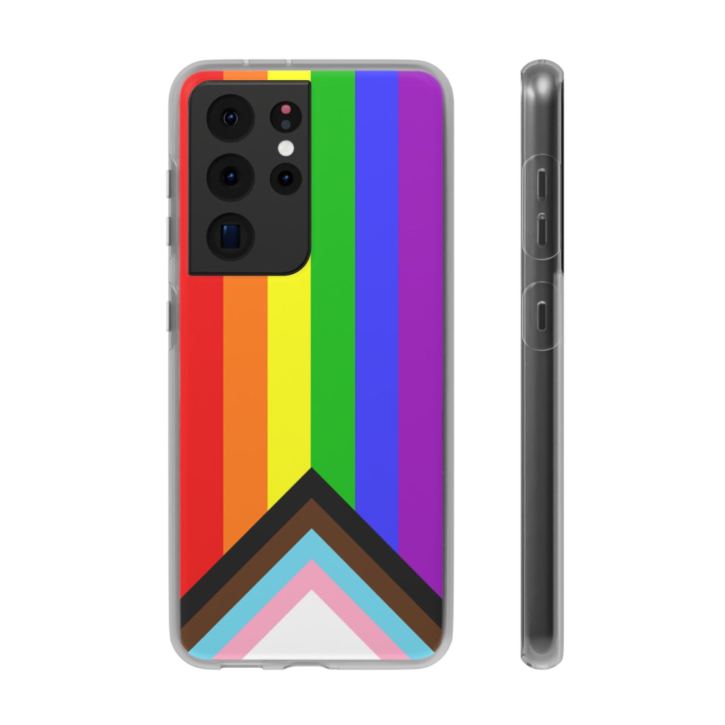 Progress Pride Flag Samsung Flexi Case - Multiple Generations
