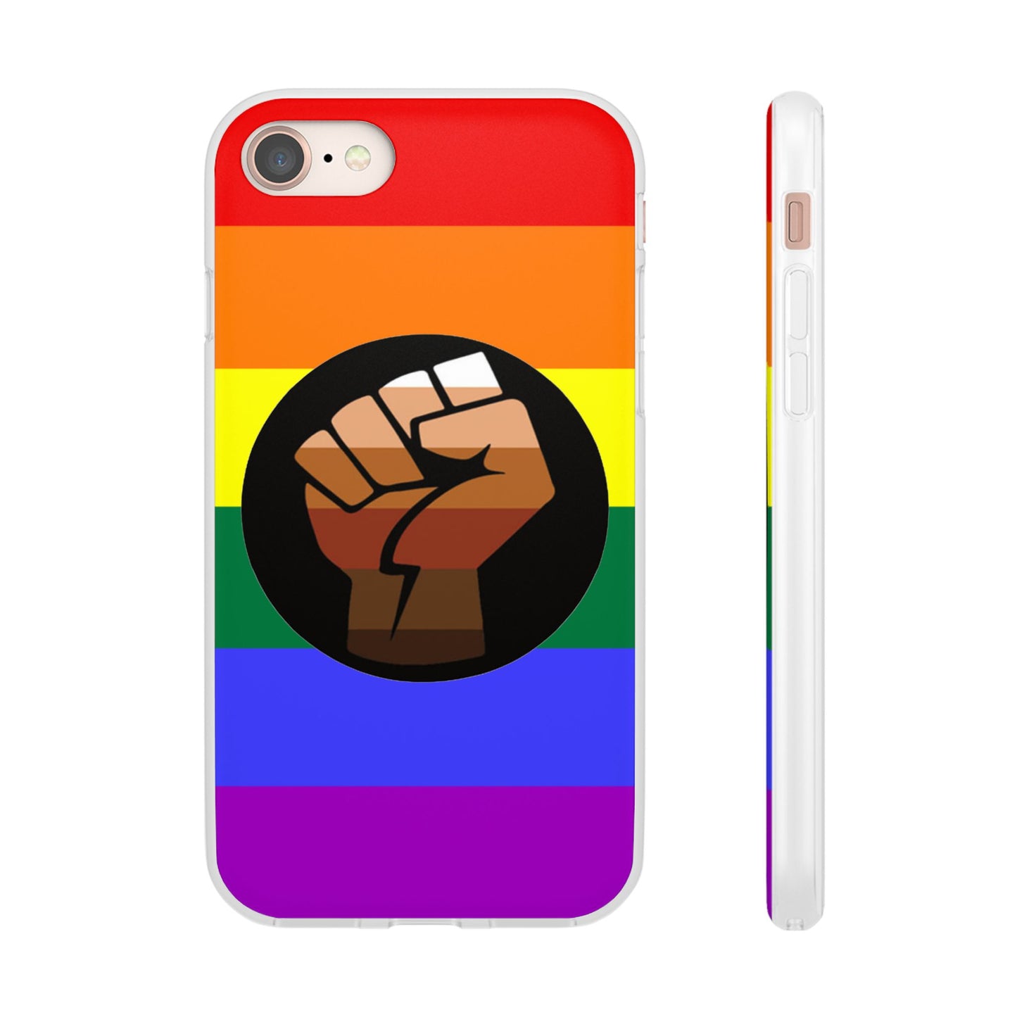 QPOC Pride Flag iPhone Flexi Case - Multiple Generations