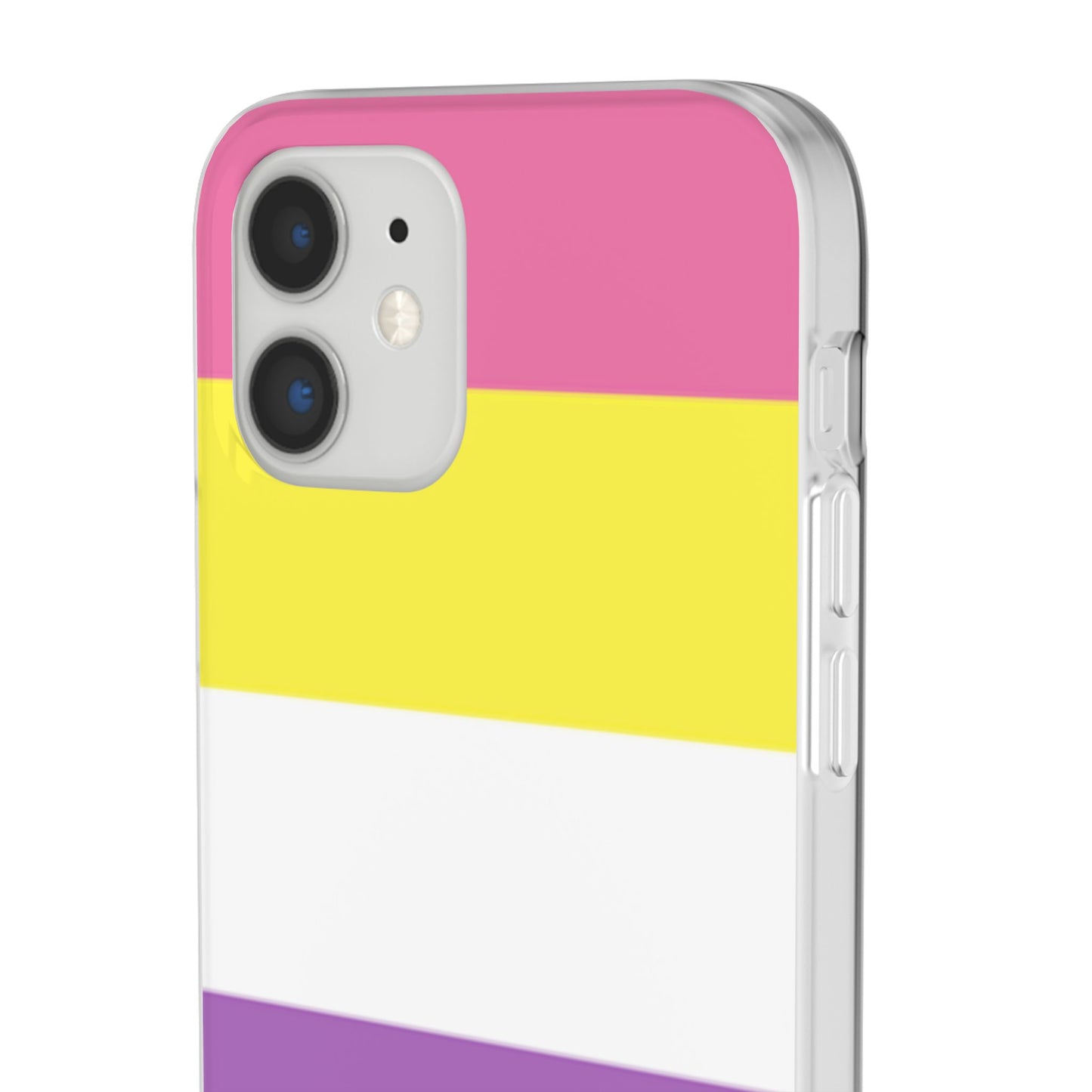 Bigender Pride Flag iPhone Flexi Case - Multiple Generations