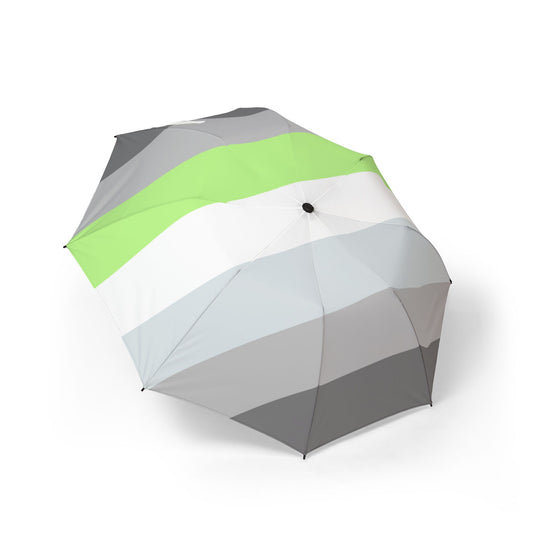 Demiagender Pride Flag Semi-Automatic Foldable Umbrella