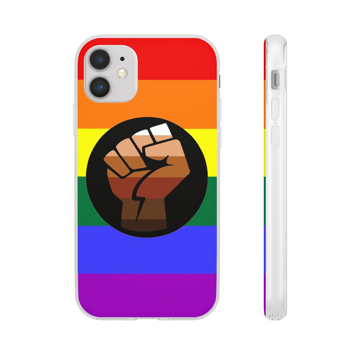 QPOC Pride Flag iPhone Flexi Case - Multiple Generations