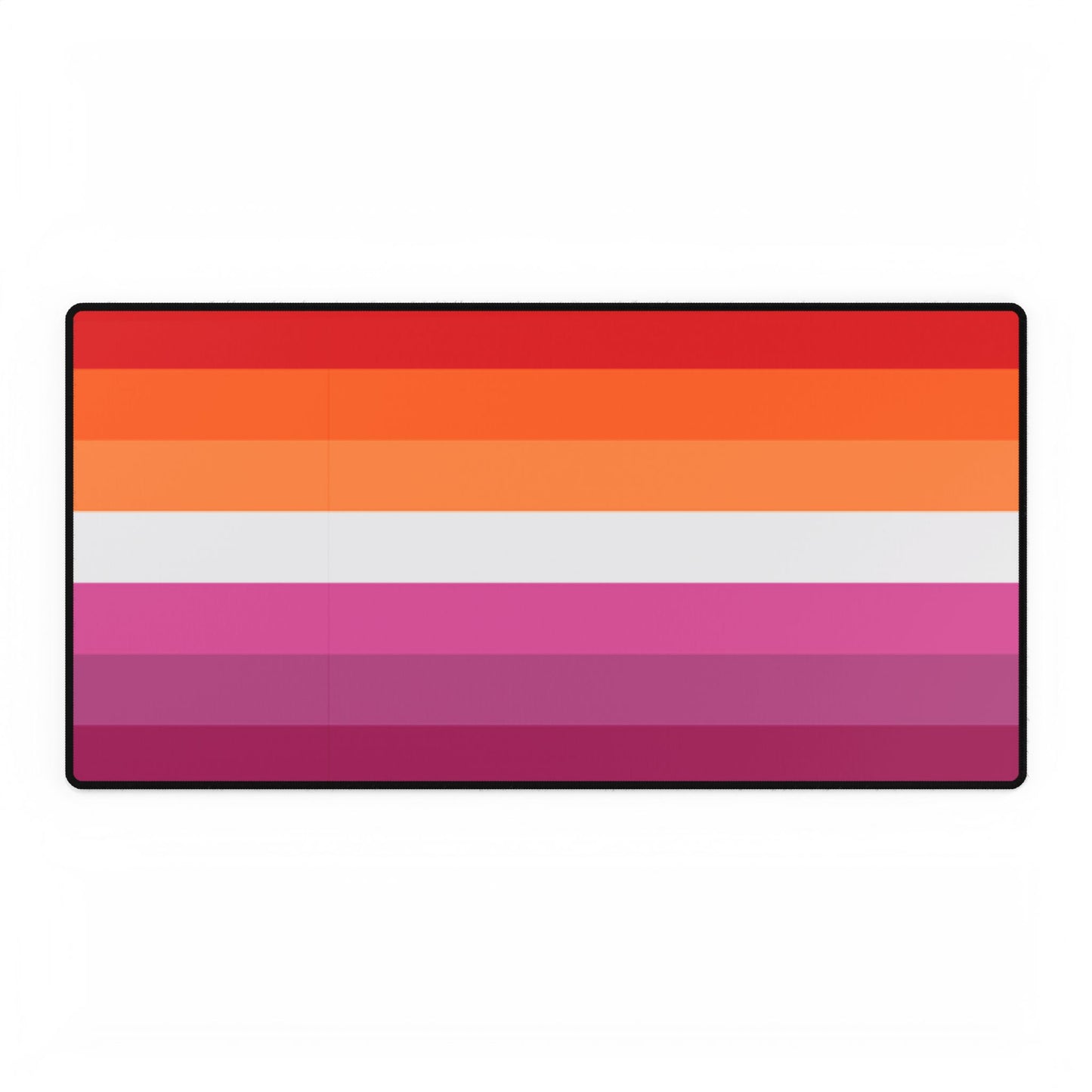 Lesbian Pride Flag Desk Mat