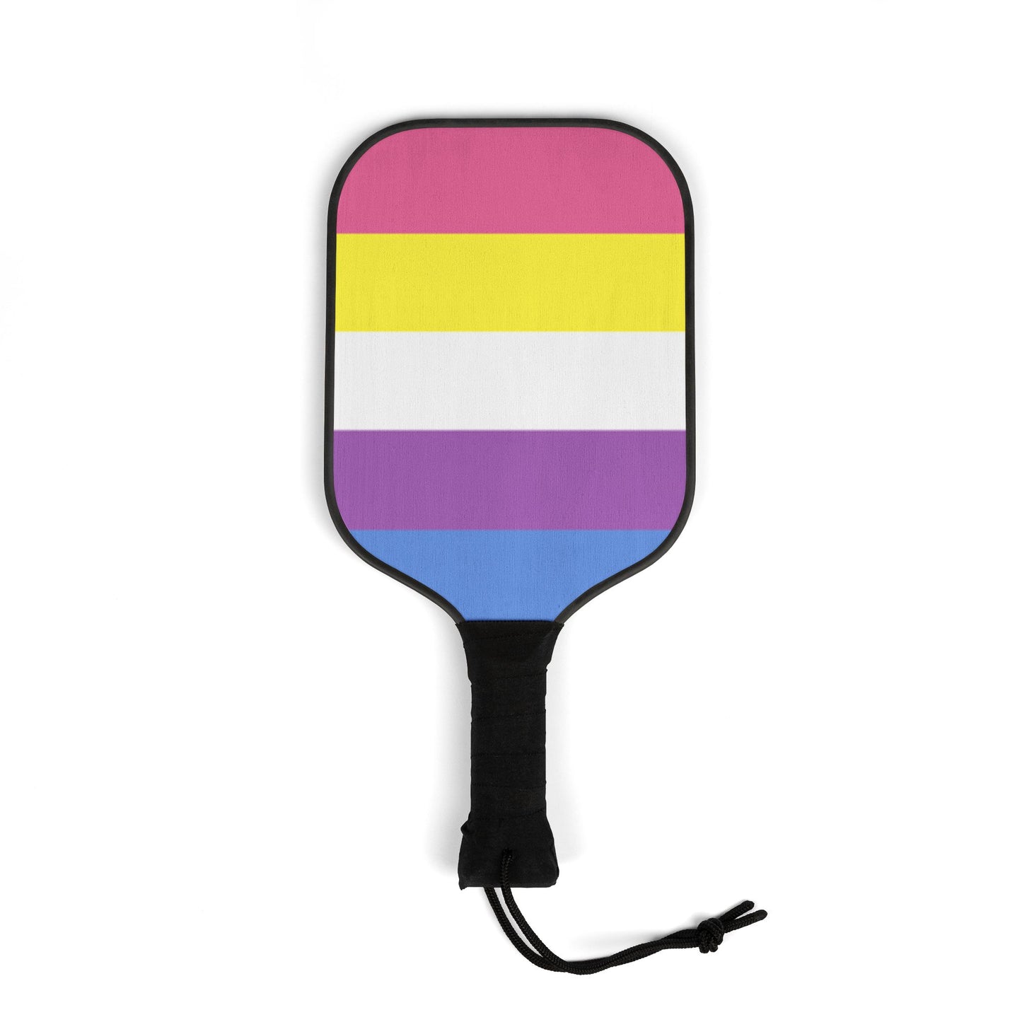 Bigender Pride Flag Pickleball Paddle Set
