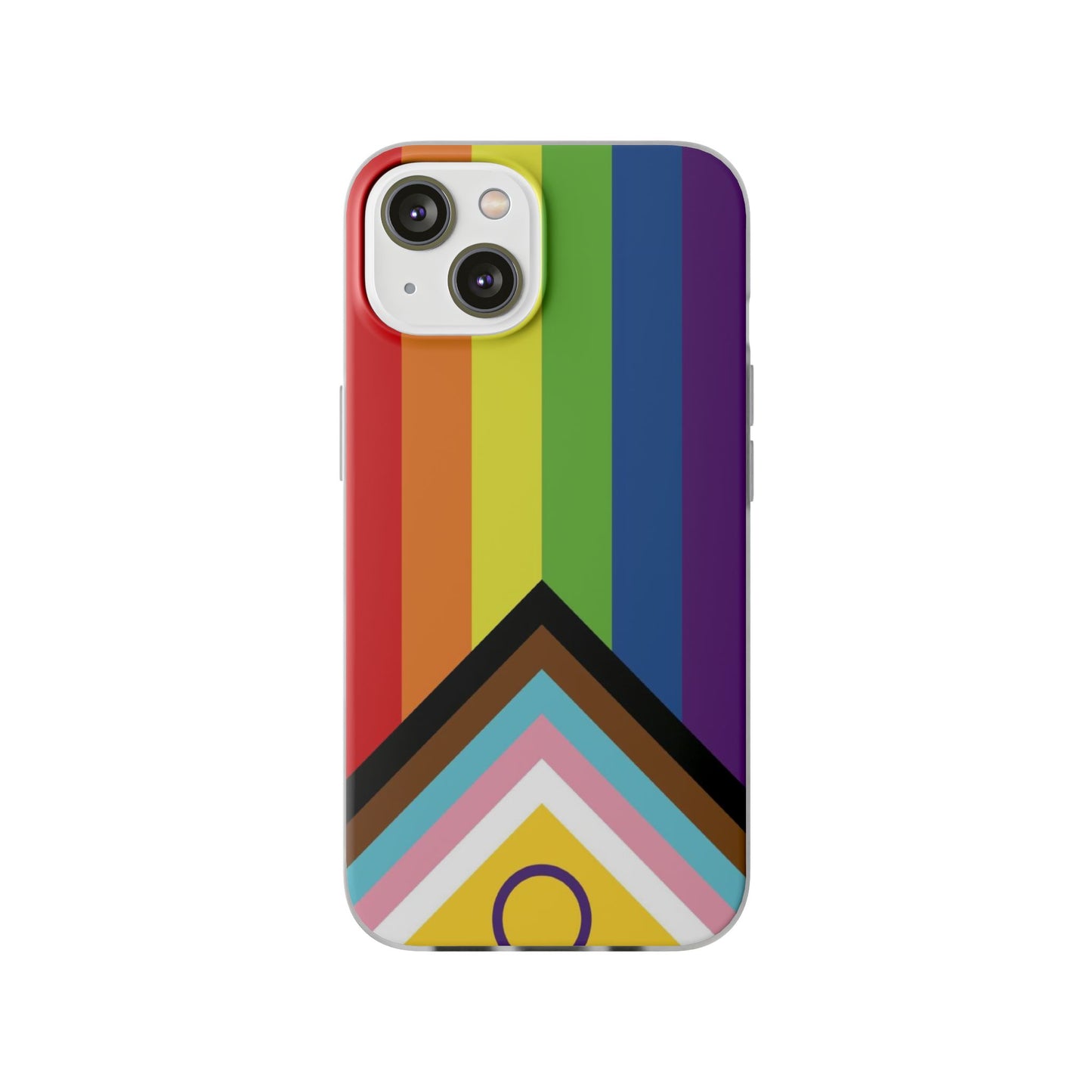 Inclusive Progress Pride Flag iPhone Flexi Case - Multiple Generations