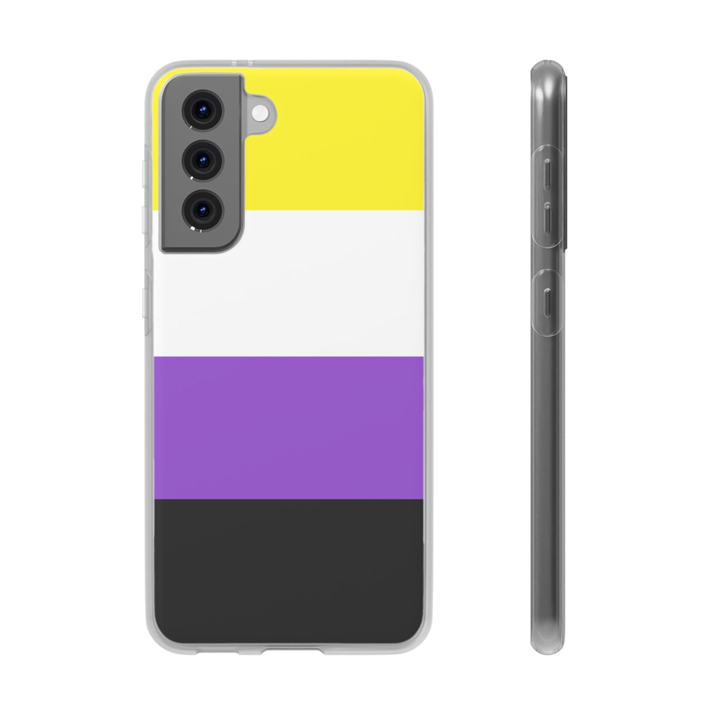 Non-Binary Pride Flag Samsung Flexi Case - Multiple Generations